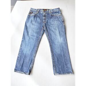 Ariat M4 Cat 2 Low-Rise Flame Resistant Bootcut Denim Jeans Men's Size 40X30